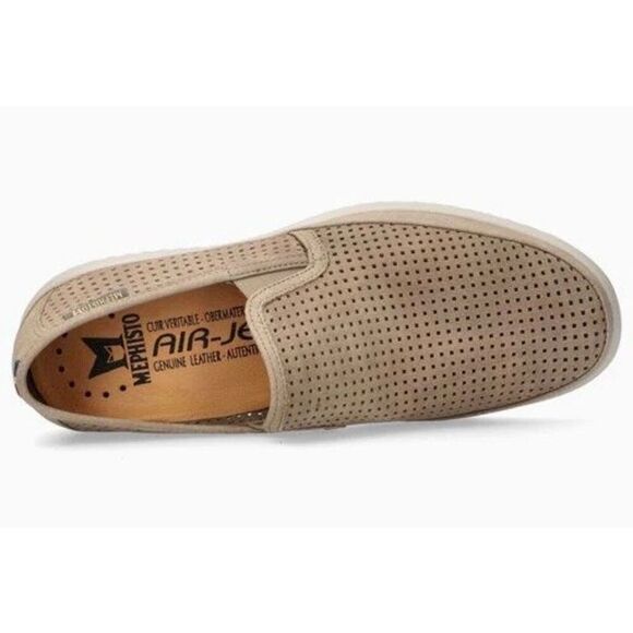 MEPHISTO TIAGO PERFORATED LOAFER MEN LEATHER TAN SHOES AIR RELAX SIZE 9‎ - Picture 1 of 12